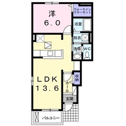 水巻駅 徒歩33分 1階の物件間取画像